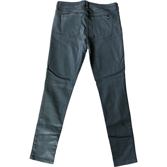 NWOT Joes Jeans Charcoal Black Gray Coated Denim Mid-Rise Skinny Jeans 29 - Picture 6 of 11